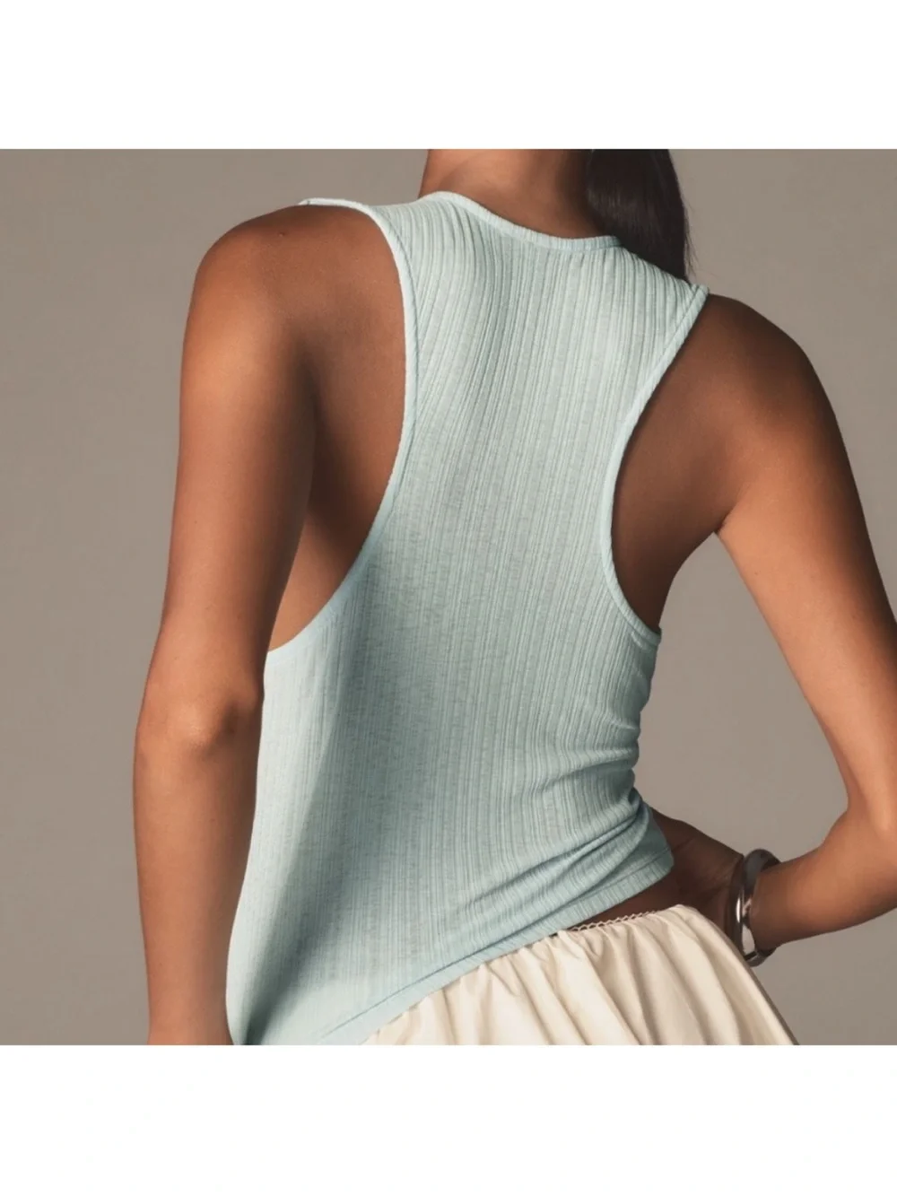NWT Anthropologie Cropped Cowl-Neck Top - Picture 3 of 12